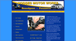 Desktop Screenshot of hodgesmotorworks.co.uk